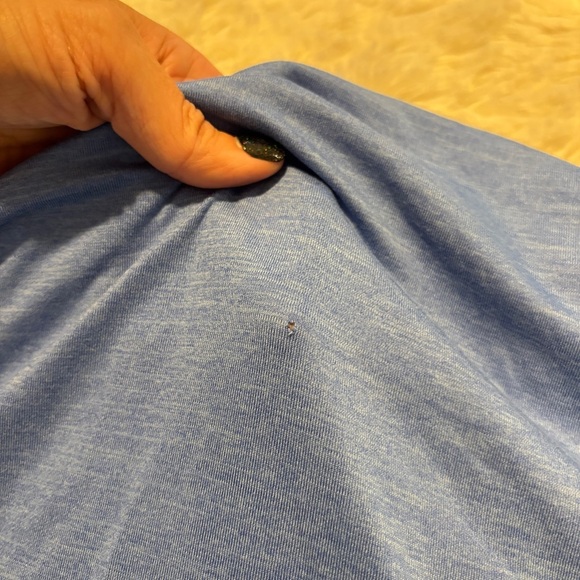 Columbia Women's blue Short Sleeve Cold Shoulder Tunic Top, Athletic Wear XL - Picture 5 of 9